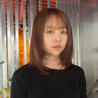 ミディアム ［　］shiro hikariのヘアスタイル