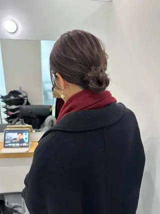 ミディアム ヘアアレンジ レイヤー/ナチュラル 💐nao.のヘアスタイル