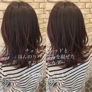 ミディアム カラー レイヤー/艶髪 🇰🇷Ryotaのヘアスタイル
