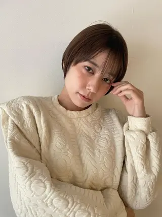 ショート カラー なりたいが叶う ながしまじゅんきのヘアスタイル