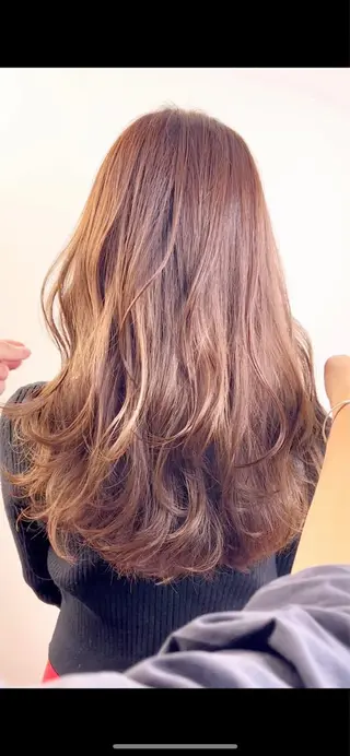 ミディアム 美髪改善ストレート/ 植村友哉のヘアスタイル