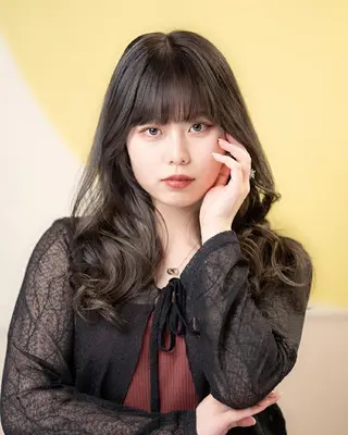 ロング カラー パーマ ネイル マツエク・マツパ アイブロウ 松尾 泰伸のヘアスタイル