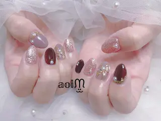 ネイル 葵うさぎ AIのネイルデザイン