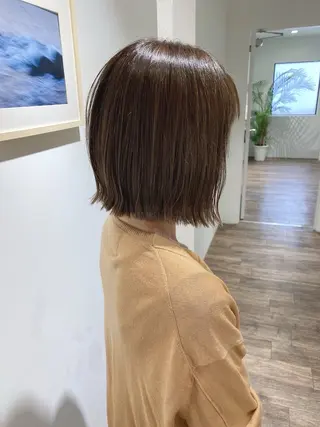 ミディアム カラー ハイライト⭐️上野 高広のヘアスタイル