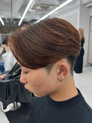 ショート パーマ メンズ 【メンズ縮毛矯正】 田中秀斗のヘアスタイル