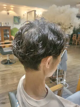 メンズ パーマ ASAKO ✴︎アメリシュシュのヘアスタイル