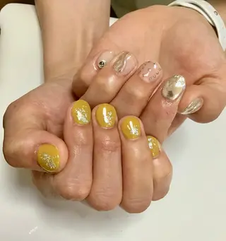 ロング ネイル マツエク・マツパ 福田 加奈のネイルデザイン