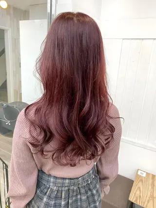 セミロング カラー ☀️透明感color KURO☀️のヘアスタイル