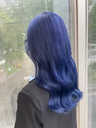 ロング カラー 鈴木/ニュアンス パーマ/メンズのヘアスタイル