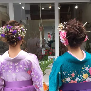 ヘアアレンジ 安陪 寛史のヘアスタイル