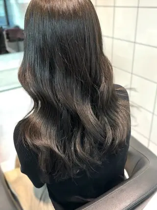 ロング カラー 表参道♡暗髪♡ 艶カラー♡アユミのヘアスタイル