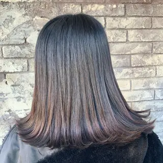 セミロング ヘアアレンジ 芥川 未優のヘアスタイル
