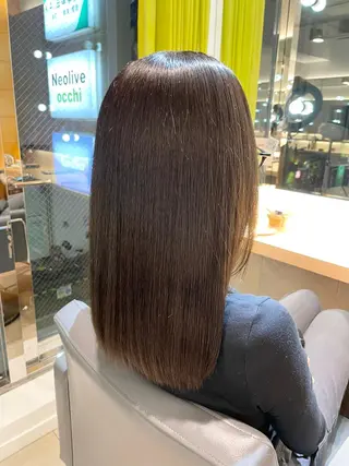ロング 美髪矯正・ブリーチ 矯正🫧秋元ゆたかのヘアスタイル