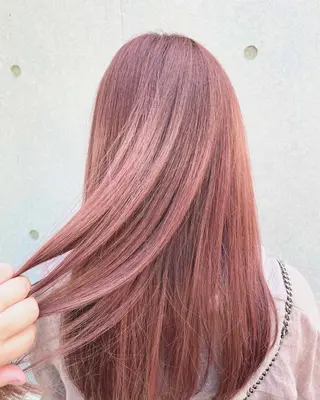 ロング カラー ヘアアレンジ 吉田 瑛美のヘアスタイル