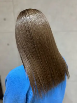 セミロング 松村 菜美のヘアスタイル