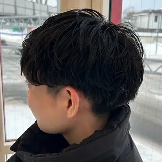 パーマ メンズ メンズパーマ/メンズ カット/たばたよしきのヘアスタイル