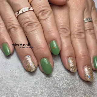 ネイル mks＊nail //  枚方長尾のネイルデザイン