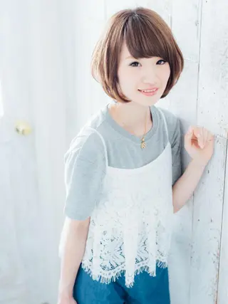 ショート FUKUNAGA YUのヘアスタイル
