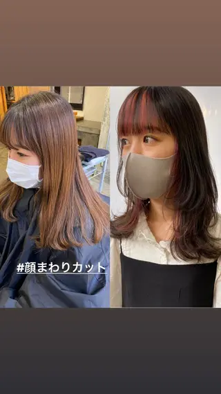 ロング カラー Pia ツボイ ケイタのヘアスタイル