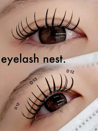 マツエク・マツパ intime内nest.所属・🤍nest. エリ🤍のマツエク・マツパデザイン