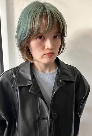 ショート ブリーチ/デザイン/ Rurikaのヘアスタイル