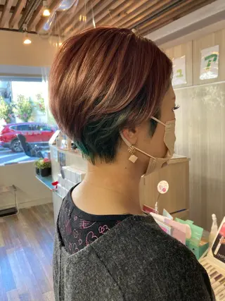 ショート カラー ✂️似合わせの魔術師 石田一樹✂️のヘアスタイル