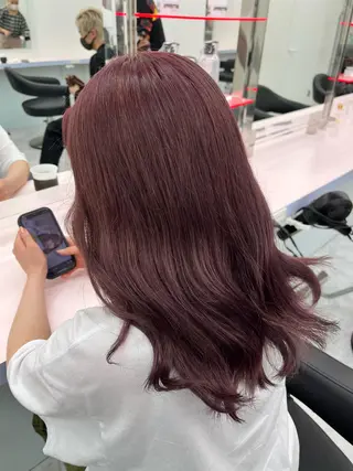セミロング カラー トレンドレイヤー No.1/KOHEIのヘアスタイル