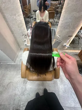 ロング 縮毛矯正/ ✨艶髪/芦川優磨のヘアスタイル