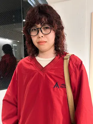 セミロング パーマ ケアパーマ/ケアブリ ーチdaisukeのヘアスタイル