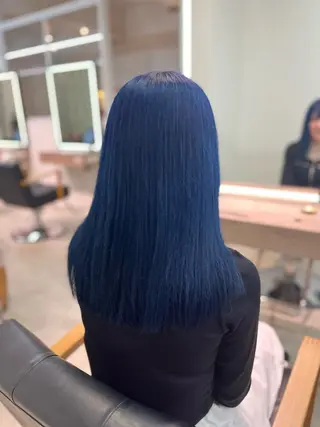 ロング カラー ﾚｲﾔｰ🩵透明感 ೀユイ🌙のヘアスタイル