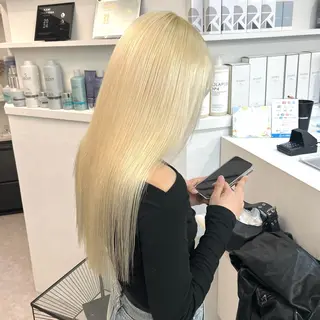 ロング カラー 💍ダメージ最小限 ブリーチ/ちさと💍のヘアスタイル