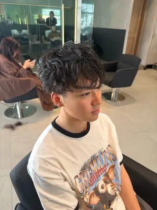 パーマ メンズ Earth Yuhiのヘアスタイル