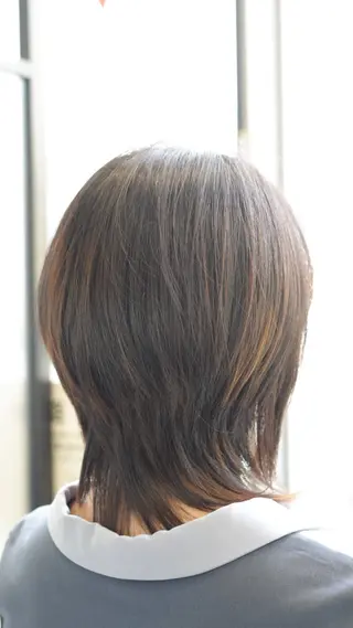 ミディアム 大阪/心斎橋 レイヤー/勇介のヘアスタイル