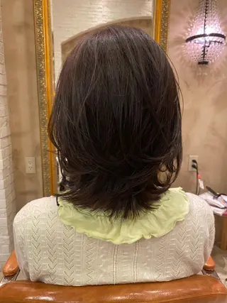 ミディアム sakamoto sayaのヘアスタイル