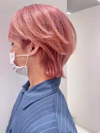 ショート カラー メンズ 【千葉駅南口歩1分】 MAKAのヘアスタイル