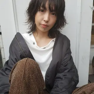 パーマ 🙃 透明感カラー/ボブのヘアスタイル