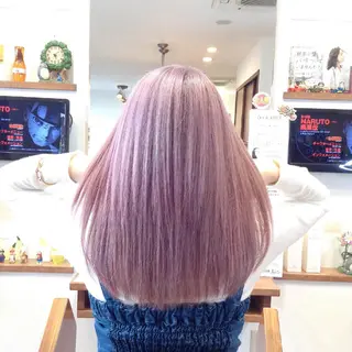 セミロング カラー 辨天 勇介のヘアスタイル