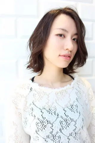 ショート カラー クロスパーマ松永裕久 似合わせカットのヘアスタイル