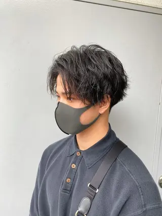 ショート スパイキー/フェザー /波巻き/かいとのヘアスタイル