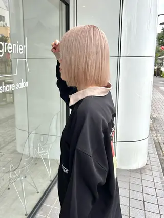 ミディアム カラー 一ノ瀬 暁のヘアスタイル