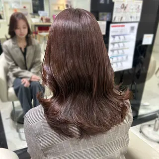 カラー 似合わせ透明感カラー ♡サツキのヘアスタイル