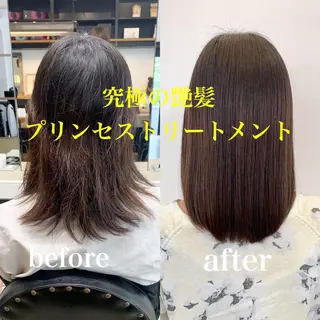 ミディアム カラー トップ スタイリストのヘアスタイル