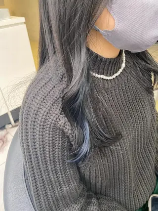 セミロング カラー ヘアアレンジ キッズ TRU Shino🦋のマツエク・マツパデザイン