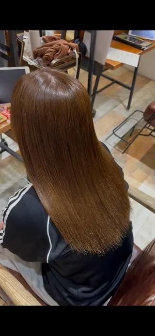 セミロング カラー シールエクステ/まつ ぱ/レイヤー/はるかのマツエク・マツパデザイン