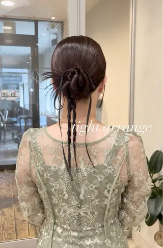 ロング ヘアアレンジ nakahara madokaのヘアスタイル