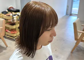 ミディアム カラー 髪質改善・ クロスパーマ◎倉澤のヘアスタイル