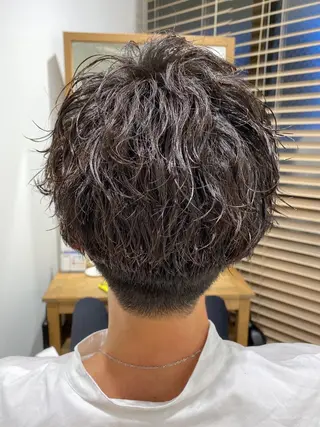 メンズ ハイライト⭐️上野 高広のヘアスタイル
