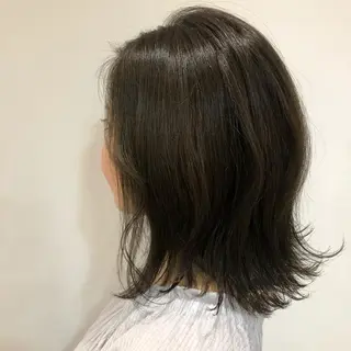 ミディアム カラー 🌷レイヤー縮毛/ 艶カラー/ami🌷のヘアスタイル