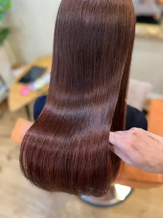 ロング ⚪️髪質改善 縮毛 店長 コウ⚪️のヘアスタイル