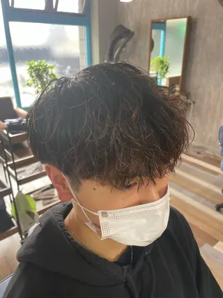 パーマ メンズ hairsBerry 豊津店のヘアスタイル